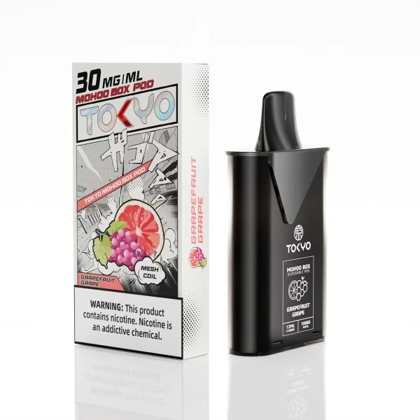 西柚葡萄口味 東京魔盒煙彈 12ML煙彈 一顆可吸約10000口